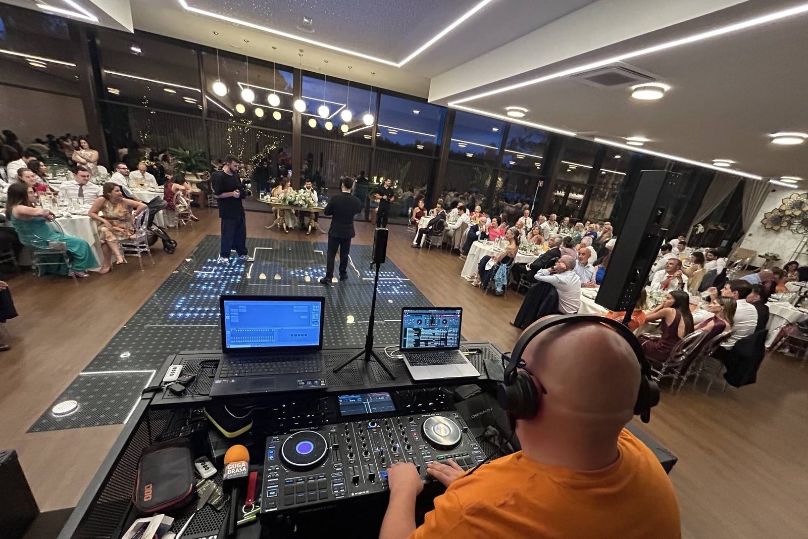 Mesa de mistura Team Brasa em evento